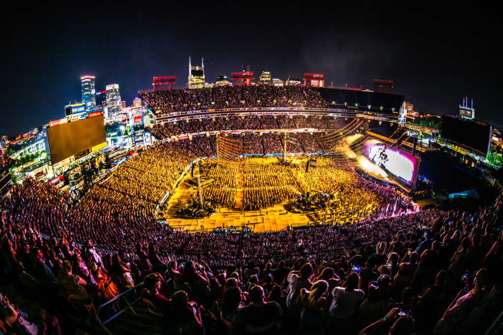 Concert at Nissian Stadium in Nashville