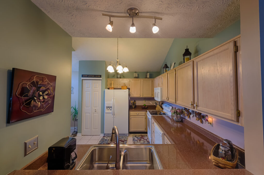 Image of the inside of a home's kitchen