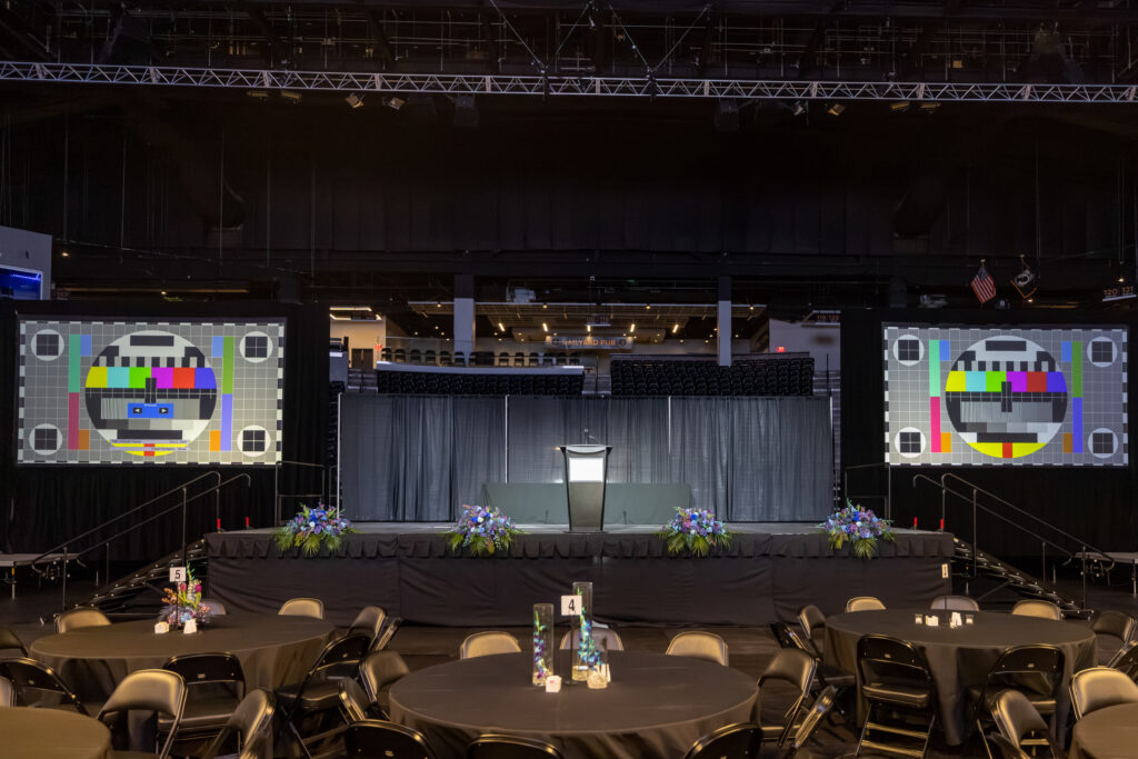 Staging, projection and screens